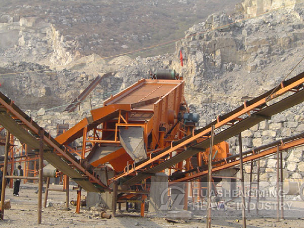 Vibrating Screen working site