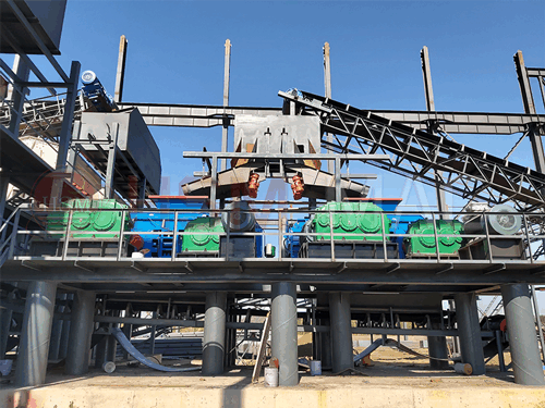 Configuration of River Pebble Production Line