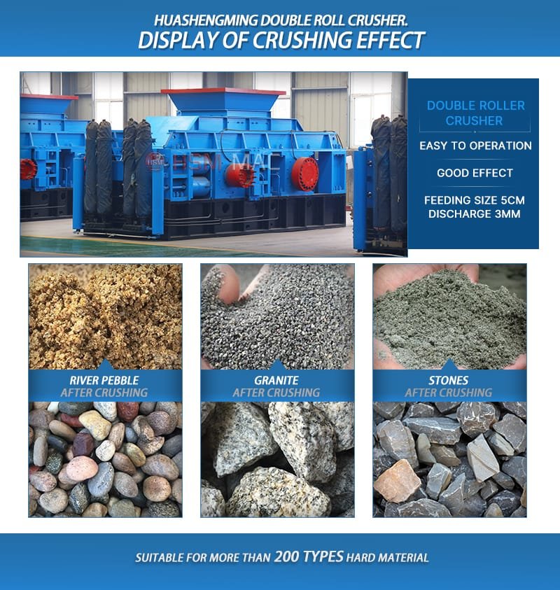 Suitable materials for roll crusher