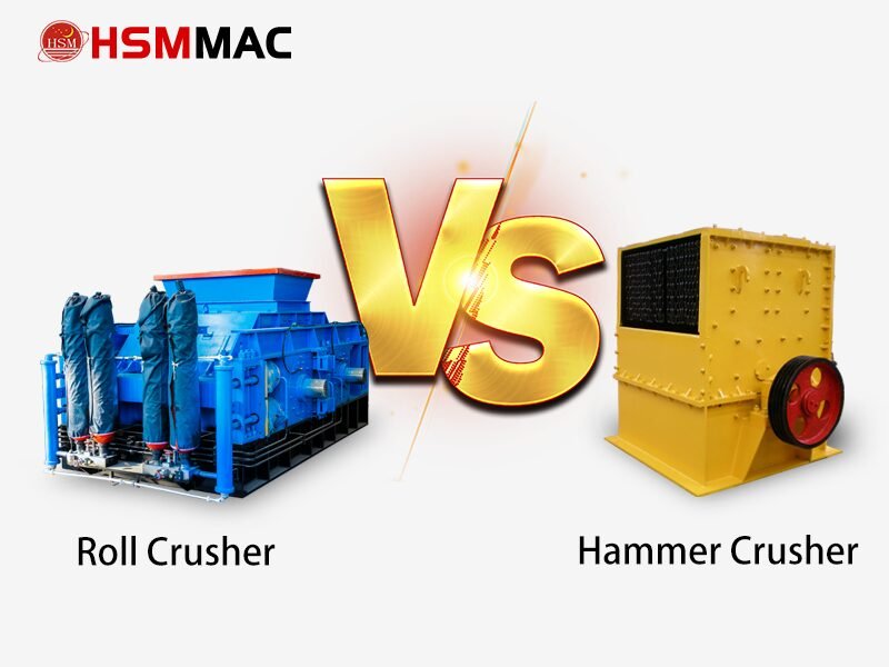 Roll Crusher VS Hammer Crusher energy consumption between
