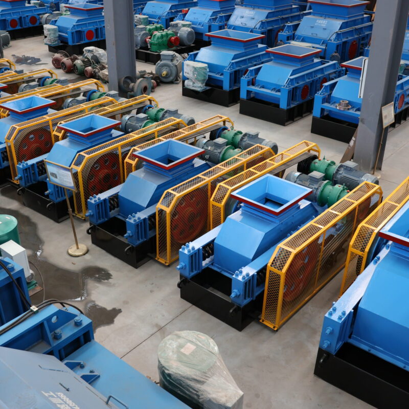 A full range of double-roll sand-making machines in stock and ready for immediate delivery
