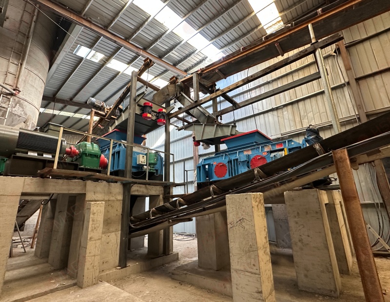 Double Roll Crusher Production Site Double Roll Crusher Production Site