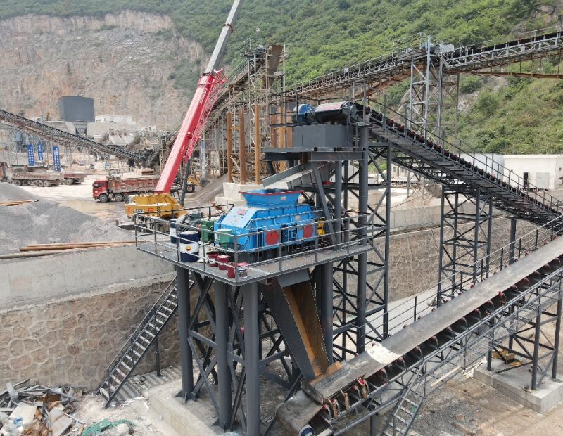 Production Site of Basalt Sand Making Crusher