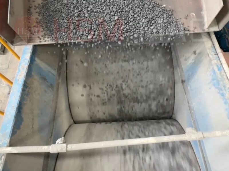 Coal slag crusher production site