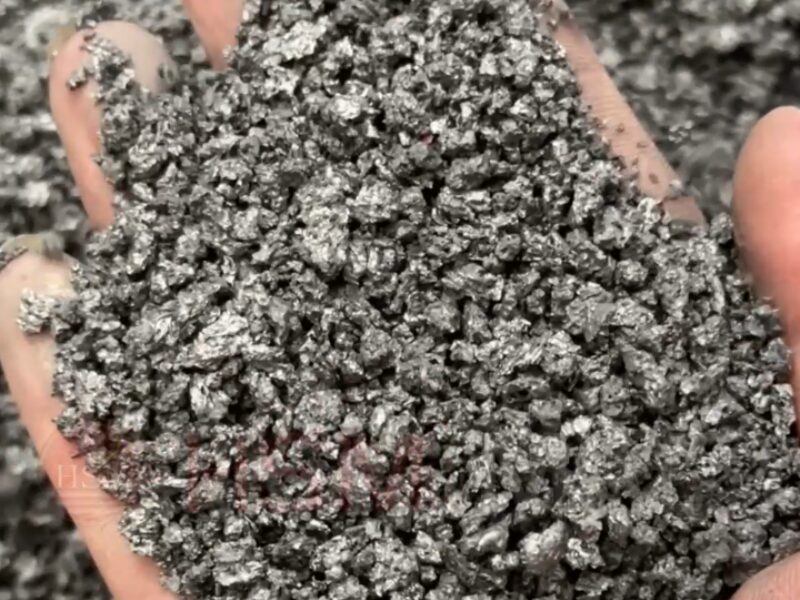 Crushed coal slag finished product