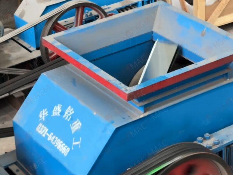 Mirror glass crushing process